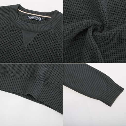 PJ PAUL JONES رجل Crewneck سترة الهراء محبوك البلوز البلوزات راجلان كم تريكو البلوزات in Saudi Arabia