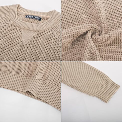 PJ PAUL JONES رجل Crewneck سترة الهراء محبوك البلوز البلوزات راجلان كم تريكو البلوزات in Saudi Arabia
