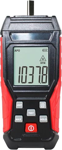 HFS(R) مقياس سرعة الدوران الرقمي عدم الاتصال RPM Tach مستشعر الصور بالليزر 3 ~ 100000 دورة في الدقيقة دقة مقياس RPM علامة in Kuwait