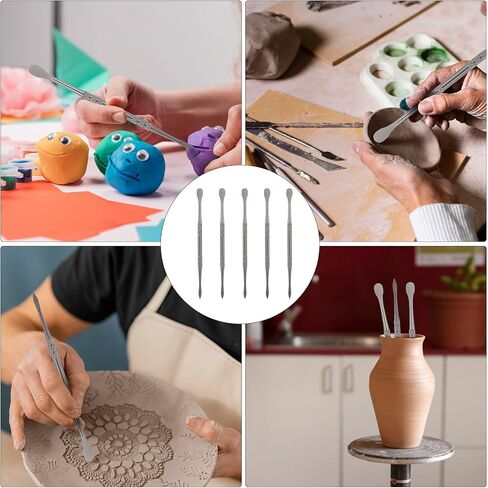 5 Pcs Wax Carving Tools Double Headed Carving Tools Stainless Steel Spoon Carving Kit in Saudi Arabia