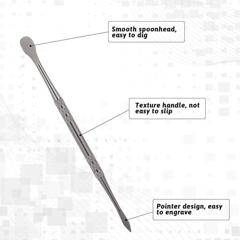 5 Pcs Wax Carving Tools Double Headed Carving Tools Stainless Steel Spoon Carving Kit in Saudi Arabia