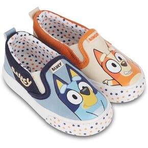 Bluey and Bingo Slip-On Sneakers, Bandit, Chilli - Slip On Sneakers for Kids