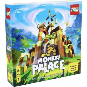 Monkey Palace: A Lego Board Game - Build Your Way to Victory Brick by Brick! Fun Family Brick-Building Game for Kids & Adults, Ages 10+, 2-4 Players, 45 Minute Playtime, Made by Dotted Games