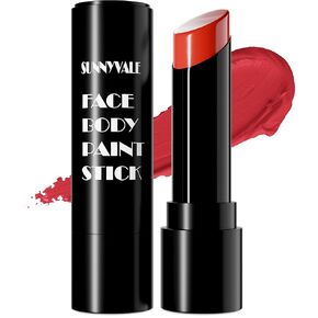 SUNNYVALE Halloween Shrek Green Face Body Paint Stick, Ogre Green Eye Black Sticks for Sports, Hypoallergenic Foundation Wicked Witch Hulk Painting Makeup for Cosplay Costume