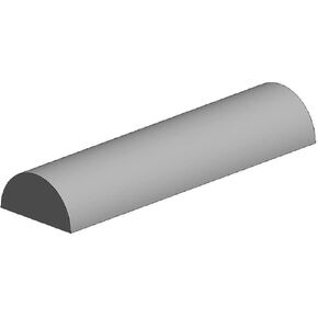 Evergreen Scale Models Half Round .040 5 EVG240 Plastic Building Supplies