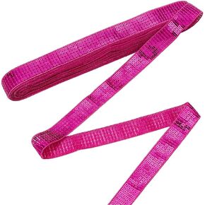 PH PandaHall 20yards Red Crafts Sequin, 25mm Paillette Fabric Spangle Sequins Ribbon Sewing Trim Sequin Strip Sequins for DIY Craft Clothing Dress Sewing Embellishment Christmas Halloween