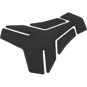 ACROPIX Motorcycle Gas Oil Fuel Tank Protector PVC Rubber Pad Emblem Badge Sticker Black Protector Decal Car Parts