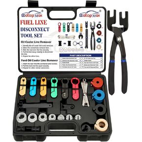 Fuel Line Disconnect Tool Set with Fuel and AC Disconnect Pliers - Master Quick Disconnect Tool for AC Fuel Line System