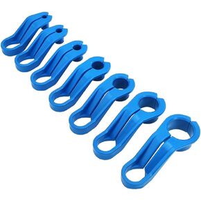 QPINGH 7PCS AC Fuel Line Tool Disconnect Set, Includes 1/4 5/16 3/8 1/2 5/8 3/4 7/8 Inch Transmission Oil Cooler Line Quick Disconnect Kit Fuel Line Removal Tool Compatible with Almost Vehicles