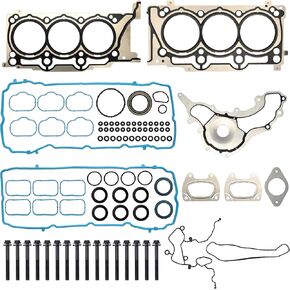 Full Cylinder Gasket Set with Head Bolts HS26541PT ES72467 Compatible with Chrysler 200 300 Dodge Challenger Charger Grand Caravan Journey Wrangler Ram 1500 ProMaster 1500 2500 3500 3.6L V6