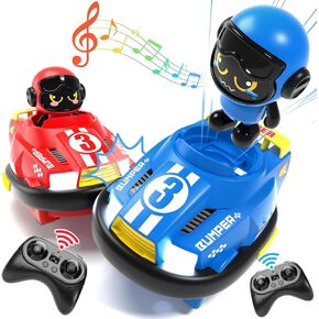 2 Pack RC Cars Toys for Ages 2-4 Toddlers|Remote Control Bumper Cars Toys for Ages 5-7 Kids|Birthday Gift for 3 4 5 6 7 8 Year Old Boys with goalmouth in Kuwait