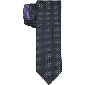 Canali DOUBLE SIDED Gray Purple Geometric Slim Tie