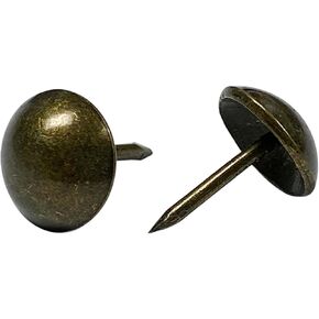 Upholstery Tacks, Furniture Upholstery Nails for Decorative, 100 PCS 0.47 inch (12mm) Square Head Upholstery Decorative Tack for Furniture DIY Decorative (D12mm x L17.5mm)