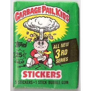 TOPPS Garbage Pail Kids Series 3 Wax Pack