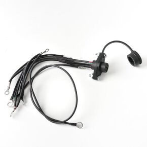 39886 Winch Remote Control Female Socket Wiring Connector Harness Kit for 5-Wire Winches