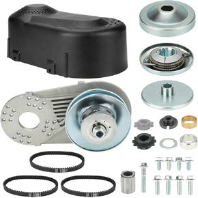 Youxmoto 30 Series Torque Converter, 3PCS Drive Belt, 3/4 Inch Driver for 10 Tooth #40 41 420 and 12 Tooth #35 for Predator 212CC for Manco TAV2 Comet for Mini Bike Clutch