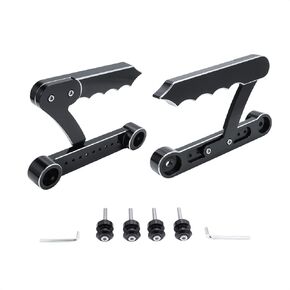 Adjustable Passenger Rear Grab Bars Armrest for Can-Am Spyder, CNC Aluminum Rear Handle Rail Rear Seat Rail Kit Compatible with Spyder F3 F3-S F3-T F3-L 2016-2024
