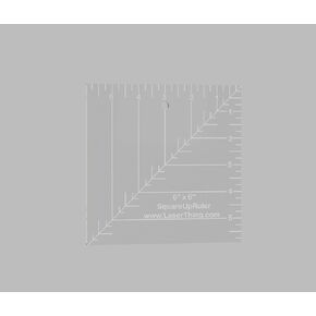 Square Up Ruler 8-Inch by 8-Inch (8x8)
