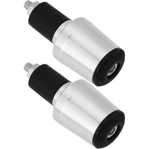 1 Pair Motorcycle Handlebar End Plug 7/8 Inch 22mm Motorcycle Handlebar Ends Handlebar Grips Bar End Plugs for Motorbike Dirt Bike Scooters