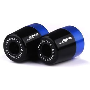 Handle Bar Ends Hand Grips Plug Caps Compatible with BMW S1000RR 2009-2023 | Motorcycle Balance Pad S1000 RR S 1000 RR 1000RR Accessories
