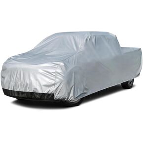 Kayme 6 Layers Truck Cover Waterproof All Weather, Heavy Duty Outdoor Pickup Cover Sun Uv Rain Protection, Universal Fit (Length Up to 250 inch) XXL