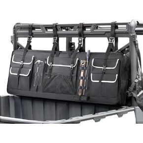 Double UTV Gun Rack Bag, Quick Release UTV Double Gun Carrier Soft Case for Hunting Compatible with Polaris Ranger Yamaha Kawasaki and Most UTVs