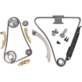 GELUOXI Engine Timing Chain Kit Replacement for Buick Regal LaCrosse Chevy HHR Malibu Cobalt Equinox GMC Terrain Pontiac G5 G6 2.0L 2.2L 2.4L 2006-2017 12680750