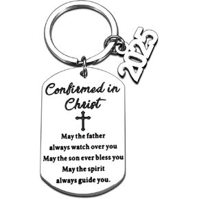Confirmation Gifts for Teen Girls Teenage Boys, Girls Comfirmation Gifts, Confirmation Sponsor Gifts, 2025 Confirmation Keychain, Christmas Stocking Stuffers, Catholic Gifts, Baptism Gifts for Girl