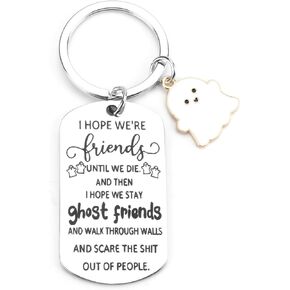 Keychain,Friendship Keychain, Friend Keychain,Friendship Gifts for friend,True Friendship Gifts for Women, Inspirational Friendship Keychain, Gift for Best Friends Female