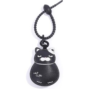 Black Cat Bag Decoration for Handbags, Keychain Accessories for Backpacks, Gift for Girls and Women
