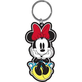 Disney Minnie Mouse Face in Palms Keychain