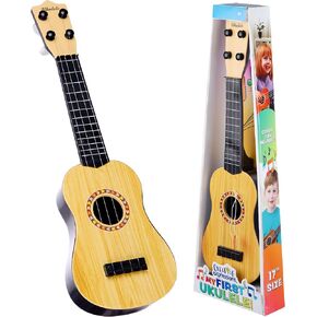 Expressions My First Ukulele - 17'' Kids Beginner Ukulele Musical Instrument Toy for Kids | Kid Activity Ukulele Toy, Children Learning Ukulele