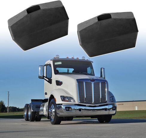 2 حزمة L85-6081 و 2 حزمة L85-6082 غطاء محرك السيارة دعم المصد متوافق مع Peterbilt 567 579 Kenworth T680 T880 in Kuwait