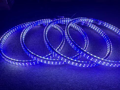SDO 17.5'' Quad Row Dream Color Chase Double-Side LED Wheel Light Million Color Shift Rim Lights w/Turn Signal,Braking,Lock,Black Iron Ring Neon Light Bluetooth & Remote Ctrl (17.5'') in Saudi Arabia