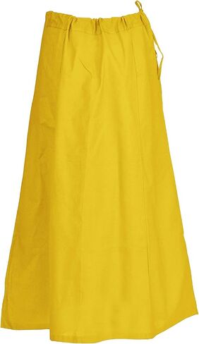 Indian Trendy Sari Petticoat Cotton Stitched Adjustable Waist Saree Underskirt Lining Skirt in Saudi Arabia