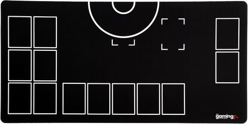 The Gaming Mat Company Single Player Compatible Pokemon Playmat for Pokemon Cards - 28.3" x 14.2" Battle Play Mat for Pokemon Game - Black & White Pokemon TCG Playmat for Pokemon Trading Card Games in Kuwait