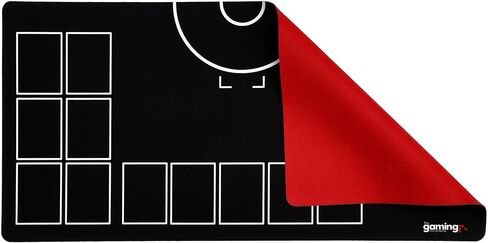 The Gaming Mat Company Single Player Compatible Pokemon Playmat for Pokemon Cards - 28.3" x 14.2" Battle Play Mat for Pokemon Game - Black & White Pokemon TCG Playmat for Pokemon Trading Card Games in Kuwait