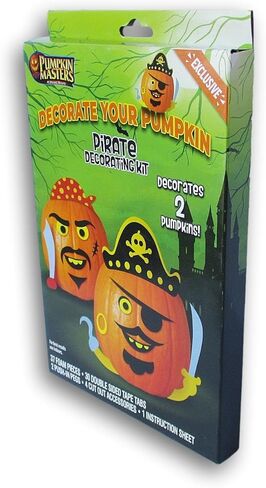 Halloween Pirate Pumpkin Decorating Kit - Decorate 2 Pumpkins! in Kuwait