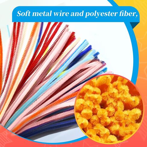 100PCS Black Pipe Cleaners,Pipe Cleaners Craft Bulk,Black Pipe Cleaners for Hair in Kuwait