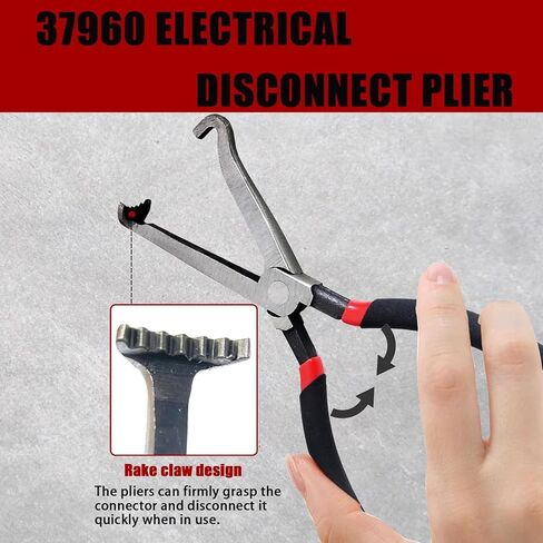 Electrical Disconnect Pliers, 8in Automotive Electrical Connector Pliers for Cars, Universal Plug & Fuel Line Disconnect Tool for Ignition Coil, Long Spark Plug & Air Flow Sensor Repair Pliers(Green) in Kuwait