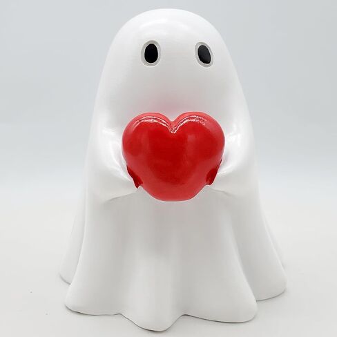 Middle Finger Ghost, Cute Ghost Statue, Halloween Ghost Decoration, Ghost Statue, Finger Ghost Sculpture, Humorous Desktop Art Piece, Home Decor in Saudi Arabia