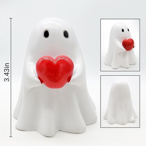 Middle Finger Ghost, Cute Ghost Statue, Halloween Ghost Decoration, Ghost Statue, Finger Ghost Sculpture, Humorous Desktop Art Piece, Home Decor in Saudi Arabia