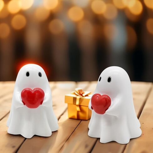 Middle Finger Ghost, Cute Ghost Statue, Halloween Ghost Decoration, Ghost Statue, Finger Ghost Sculpture, Humorous Desktop Art Piece, Home Decor in Saudi Arabia