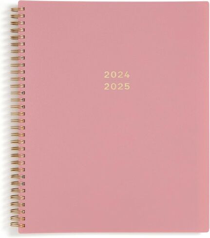 بلو سكاي 17 شهرًا 2024-2025 مخطط أسبوعي وشهري للعام الدراسي من أغسطس 2024 إلى ديسمبر 2025، 8.5 بوصة × 11 بوصة، غطاء مرن، سلكي، أسود (150658) in Saudi Arabia