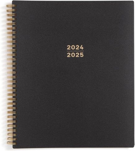 بلو سكاي 17 شهرًا 2024-2025 مخطط أسبوعي وشهري للعام الدراسي من أغسطس 2024 إلى ديسمبر 2025، 8.5 بوصة × 11 بوصة، غطاء مرن، سلكي، أسود (150658) in Saudi Arabia