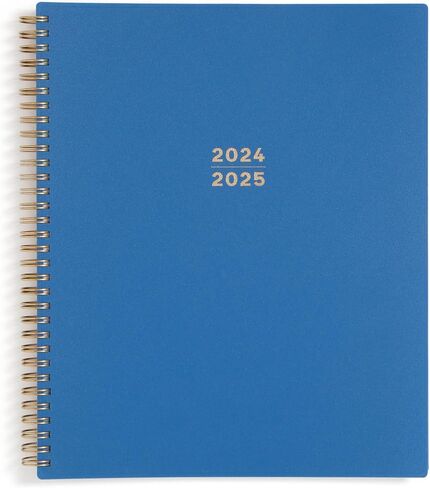 بلو سكاي 17 شهرًا 2024-2025 مخطط أسبوعي وشهري للعام الدراسي من أغسطس 2024 إلى ديسمبر 2025، 8.5 بوصة × 11 بوصة، غطاء مرن، سلكي، أسود (150658) in Saudi Arabia