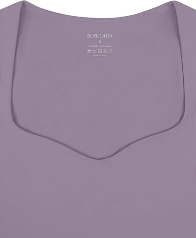 REORIA Womens Trendy Sexy Sweetheart Neck Double Lined Layering Long Sleeve Body Suit Going Out Bodysuits Tops in Kuwait