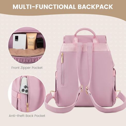 LOVEVOOK Mini Backpack for Women,Small Backpack Purse for Travel Work Cute Backpack Daypack With Anti-theft Pocket Mini Bag for Daily College Shopping in Saudi Arabia