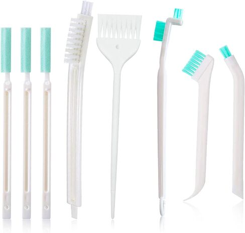 Small Detailing Cleaning Brushes for Small Spaces,Crevice Cleaning Tools for Keyboard Bottle Window Groove Car Gap,Scrub Cleaner Supplies for Shower Toaster Tub Baseboard Sink Grout Oven Juicer in Saudi Arabia