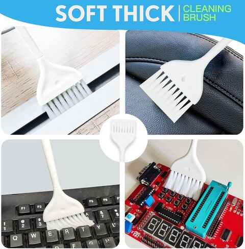 Small Detailing Cleaning Brushes for Small Spaces,Crevice Cleaning Tools for Keyboard Bottle Window Groove Car Gap,Scrub Cleaner Supplies for Shower Toaster Tub Baseboard Sink Grout Oven Juicer in Saudi Arabia